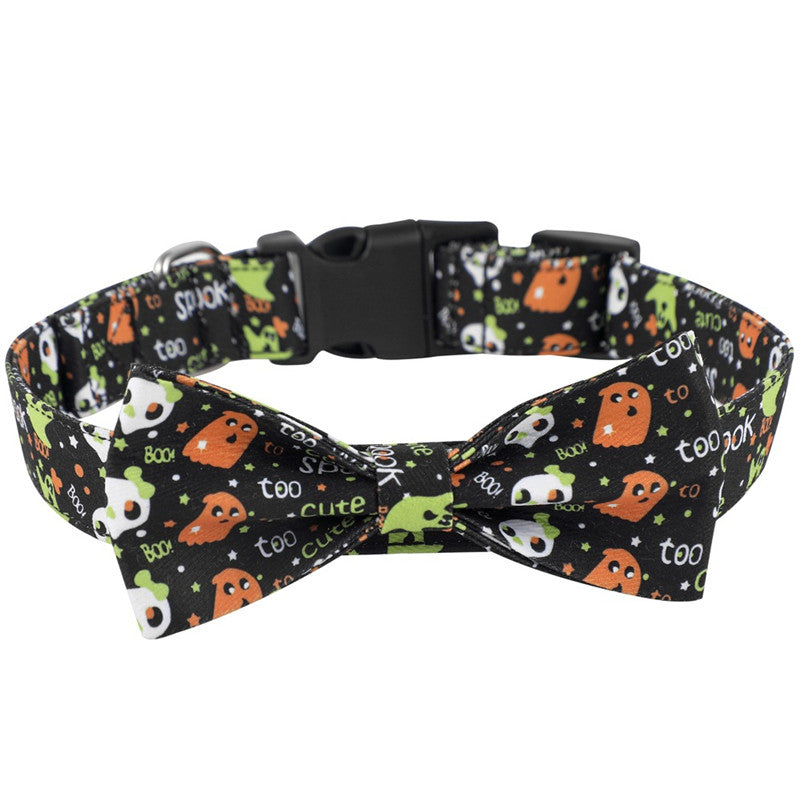 Halloween-sløyfehalsbånd til hund