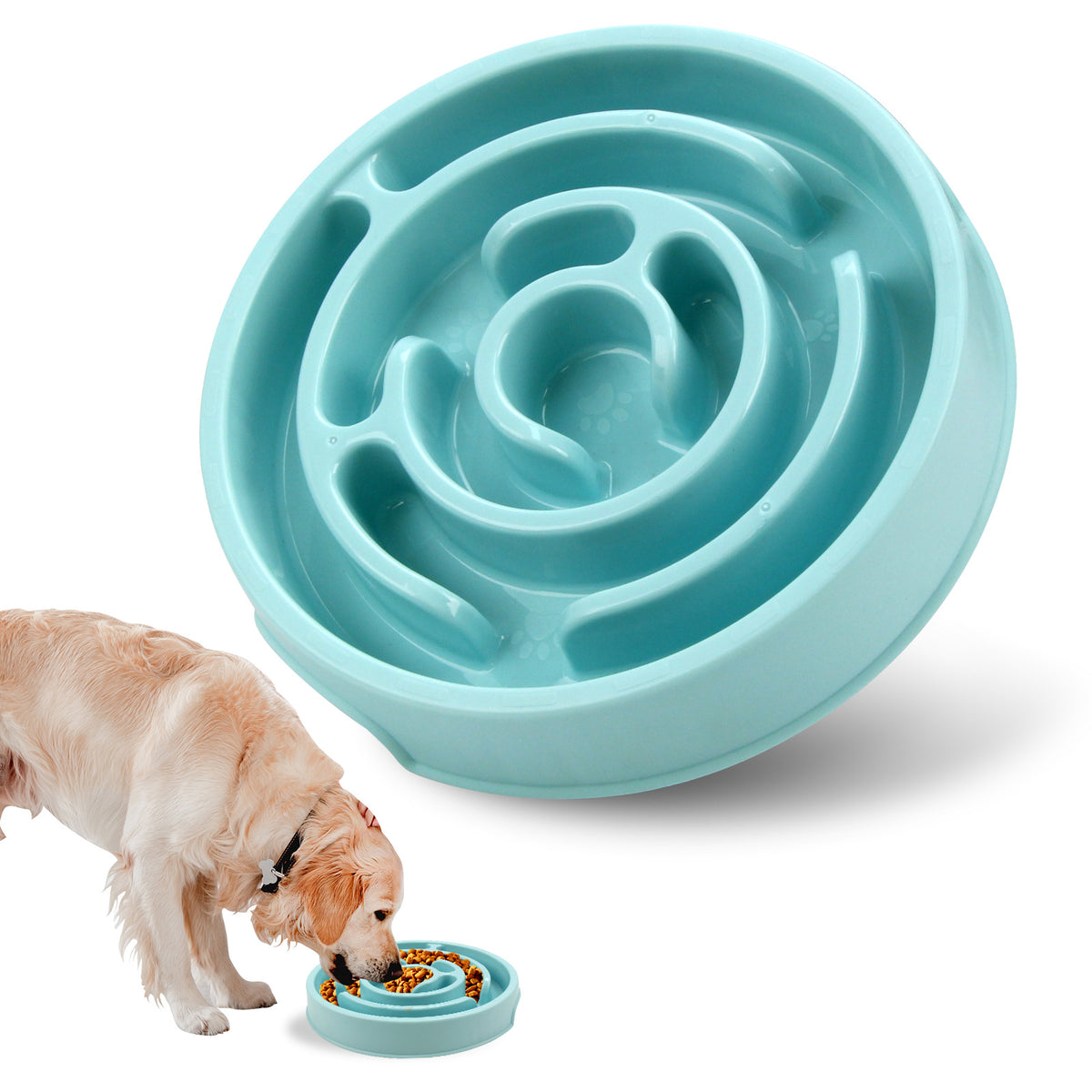 Puslespill-matbolle til hund