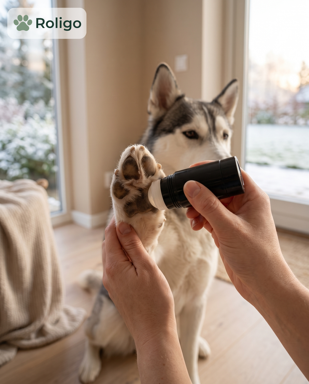 Pote-stick for hund