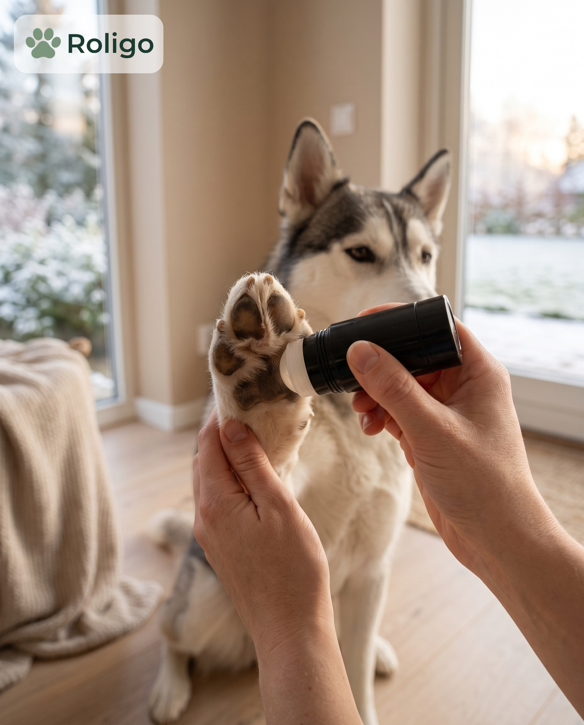 Pote-stick for hund